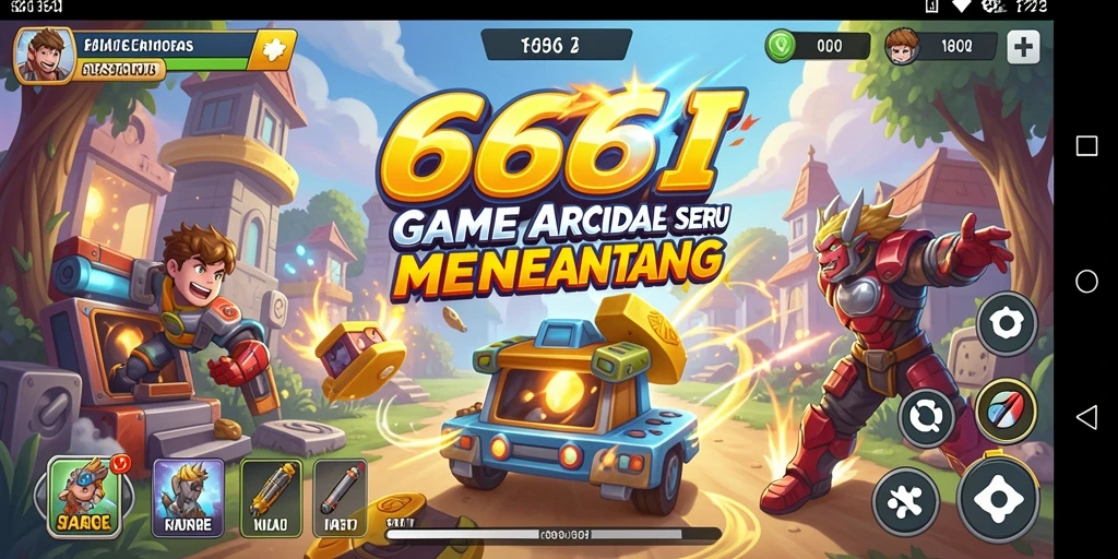 Gameplay seru dan menantang dari 666I dalam aksi.