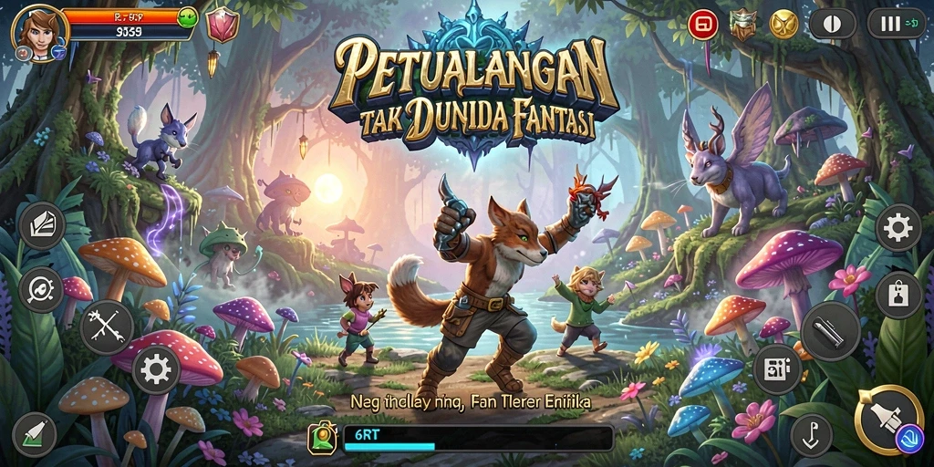 Tampilan gameplay menarik dalam petualangan 6RT.