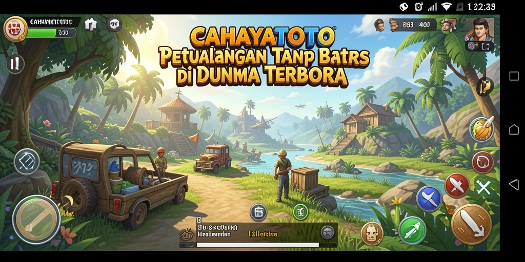 Gameplay seru CAHAYATOTO dalam dunia terbuka yang dinamis.