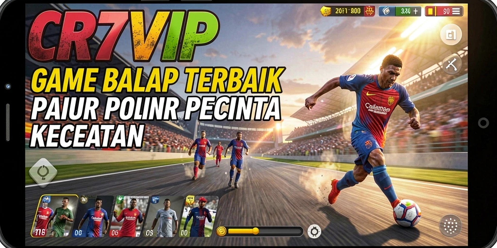 Tampilan gameplay Racing yang seru dan mendebarkan.
