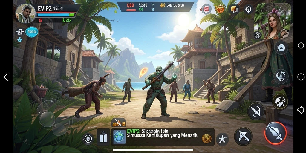 Tampilan gameplay menarik dari EVIP2 yang menunjukkan pengalaman simulasi.