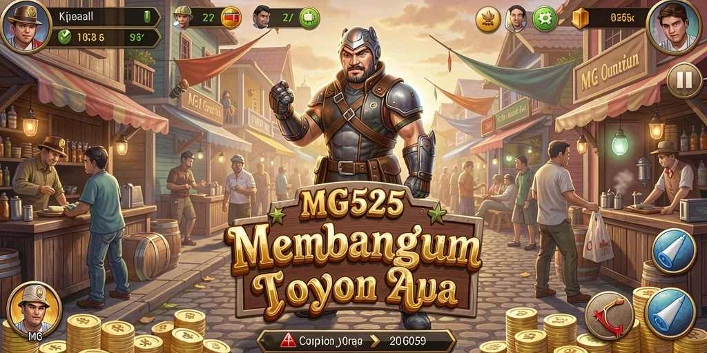 Screenshot MG525 menampilkan gameplay Tycoon yang menarik dan strategis.