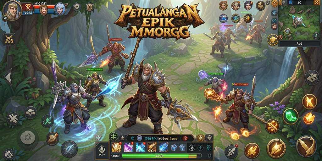 Screenshot dari gameplay mendebarkan di MPO1221 yang menunjukkan aksi pertempuran.