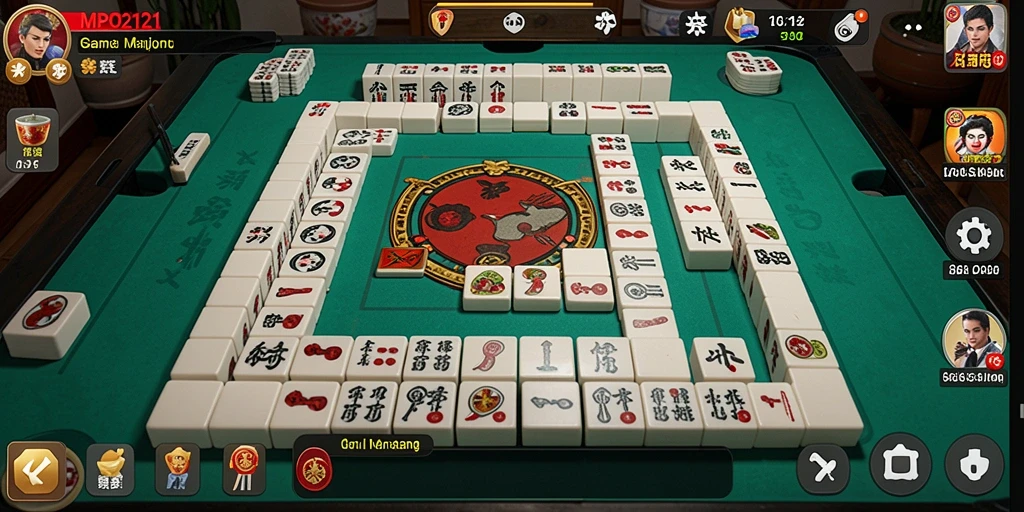 Tampilan menarik gameplay Mahjong di MPO2121.