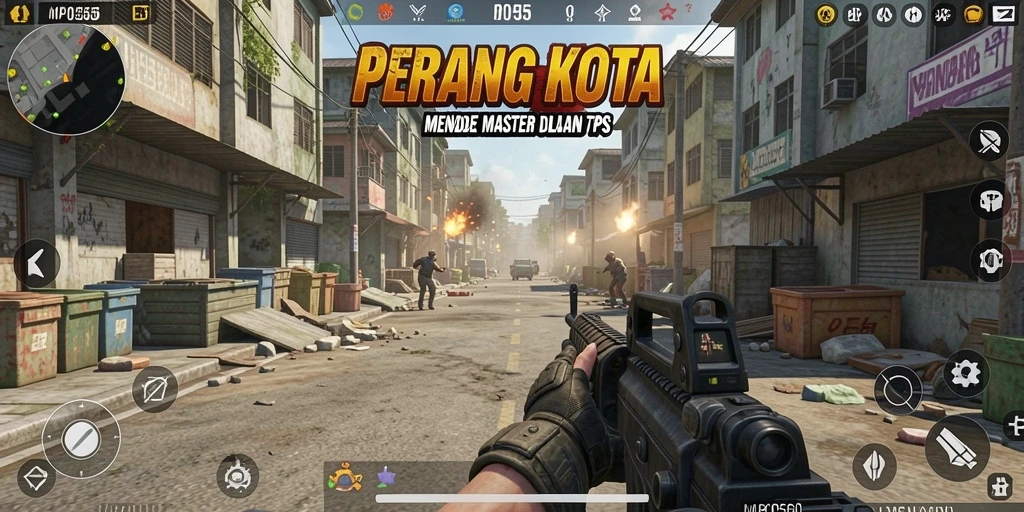 Tangkap layar MPO555 menampilkan pertempuran intens dalam game TPS.