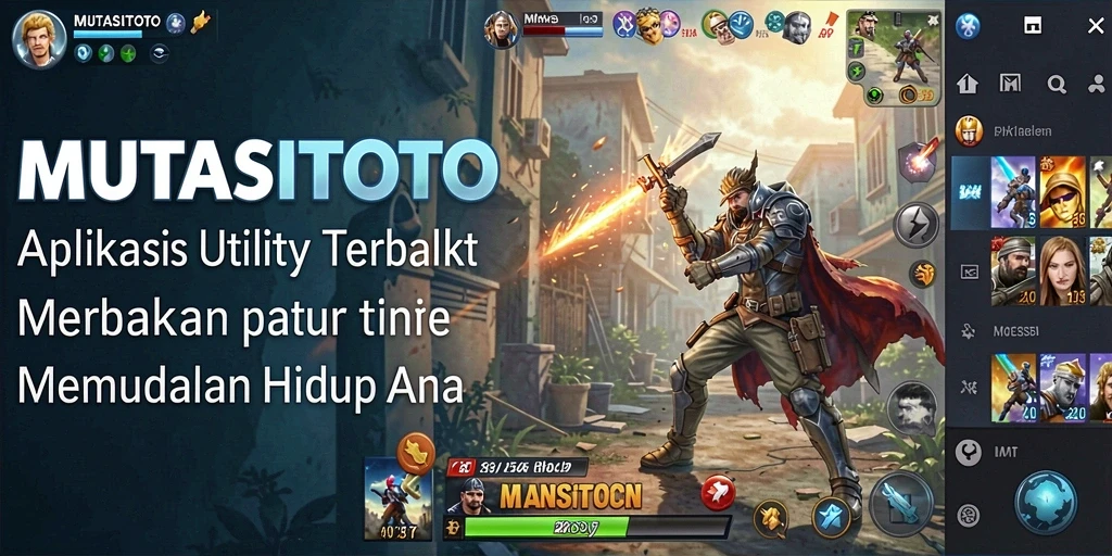 Tampilan antarmuka pengguna aplikasi MUTASITOTO untuk manajemen tugas yang efisien.
