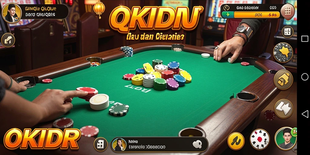Gameplay QiuQiu yang seru dan penuh strategi.