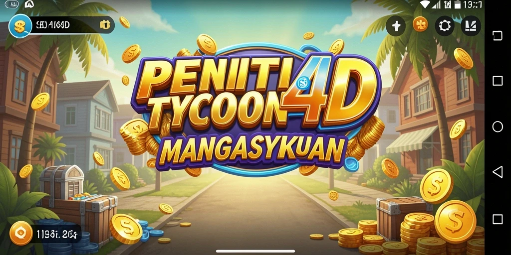 Tampilan gameplay menarik pada PENITI4D dengan berbagai fitur Tycoon.