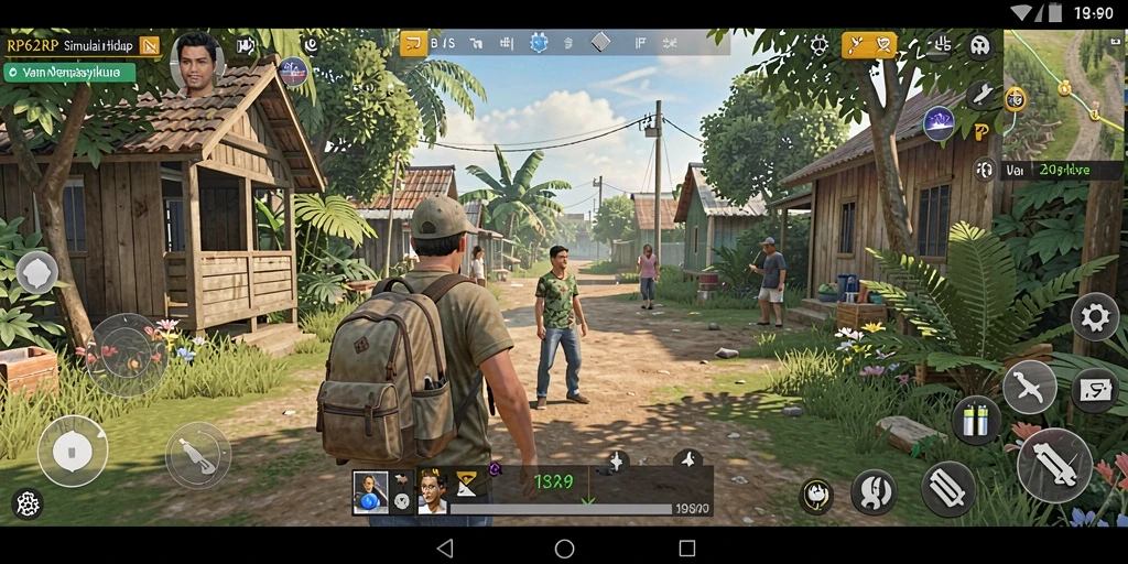 Tampilan gameplay RP62RP yang menarik dan interaktif.