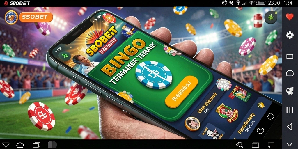 Tampilan menarik dari gameplay seru SBOBET Bingo.