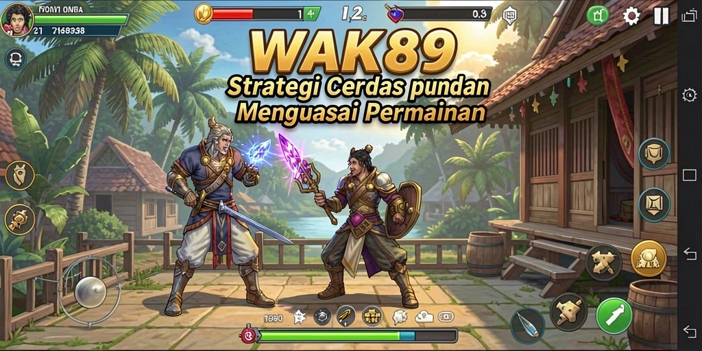 Tampilan gameplay WAK89 yang mendebarkan dan penuh strategi.