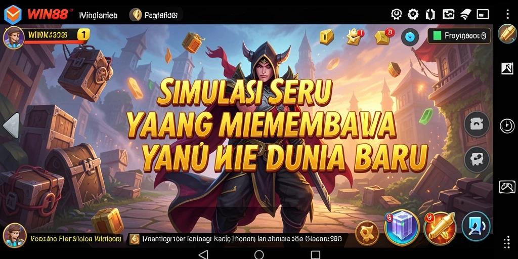 Screenshot gameplay WIN88 yang menampilkan pengalaman simulasi yang menarik.