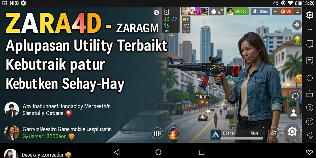 Tampilan antarmuka ZARA4D yang sederhana dan efektif.