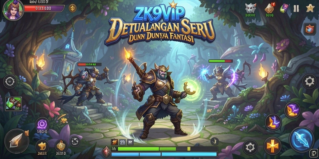Gameplay <strong>ZK9VIP</strong> dengan eksplorasi penuh petualangan dan tantangan mendebarkan.